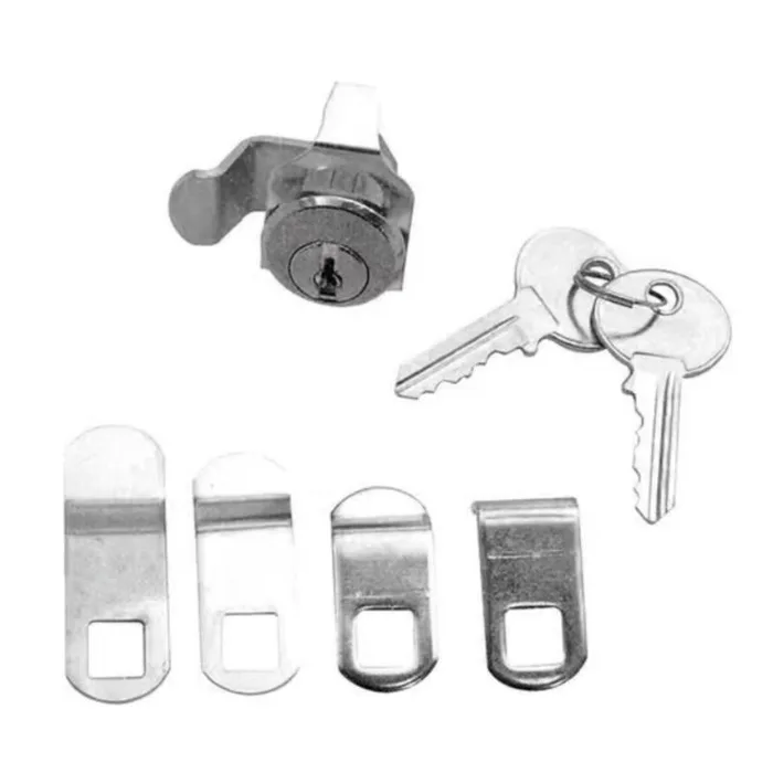 ATC Nickel Steel Counter Clockwise Mailbox Lock 2 (Pack of 6)