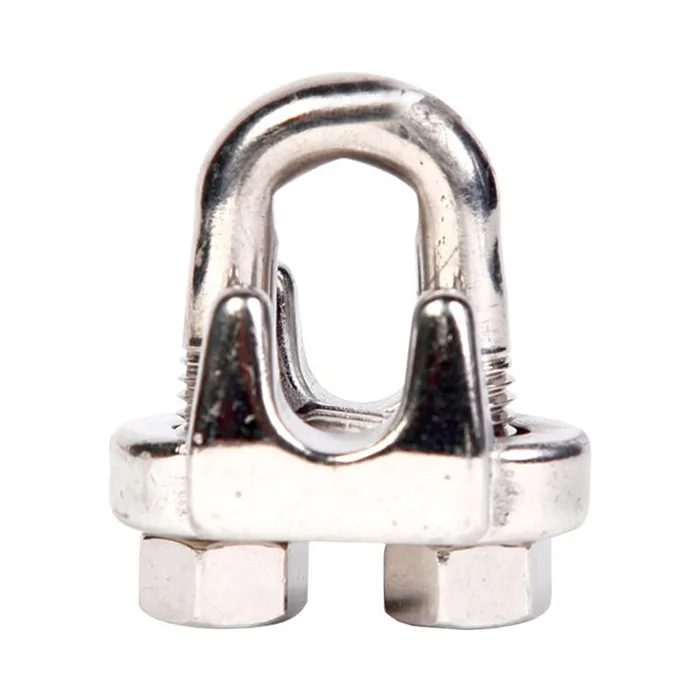 Koch Industries Polished Stainless Steel Wire Rope Clip (Pack of 10)