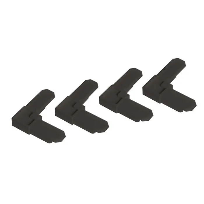 M-D Building Products Bronze Plastic Frame Corners 3/8 in. H 100 pk