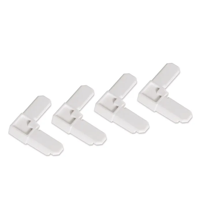 M-D Building Products White Plastic Frame Corners 7/16 in. H 100 pk