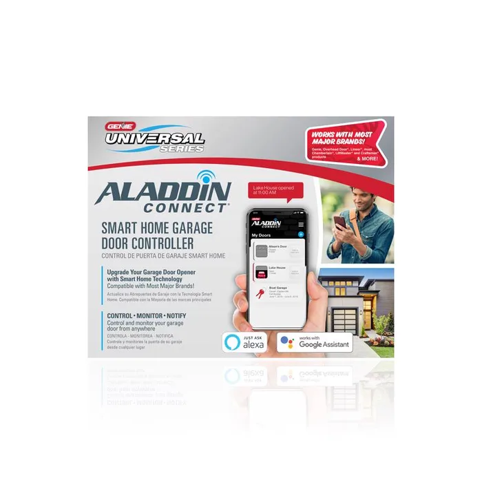 Genie Aladdin Connect Kit 3 Door Universal Remote Control For Smart Device