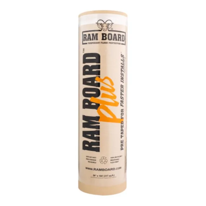 Ram Board Plus Floor Protector Paper 38 in. W X 100 ft. L Paper Beige