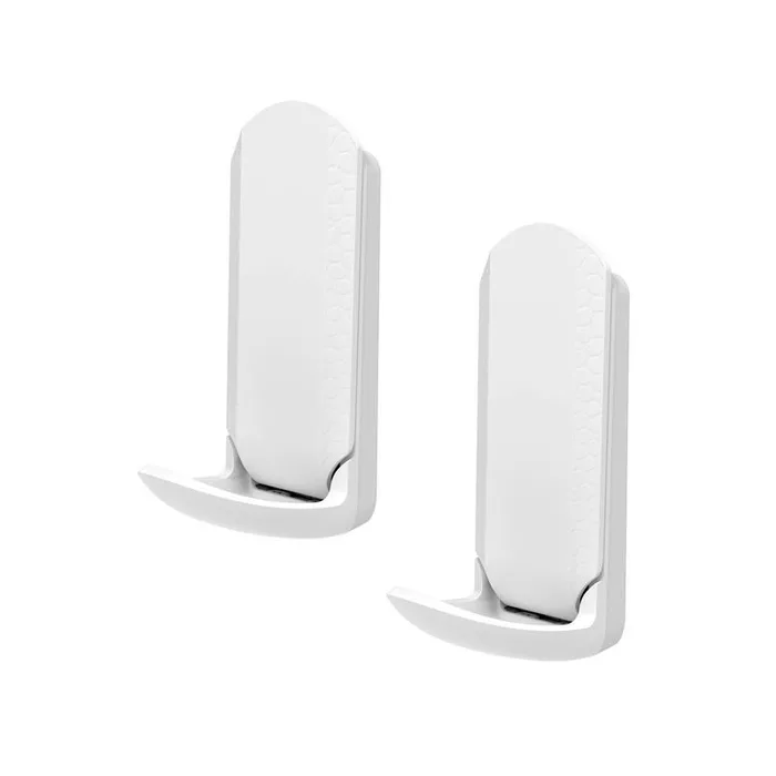 Gator Magnetics MINI White Metal/Steel Magnetic Hooks 15 lb. cap. 2 pk (Pack of 6)
