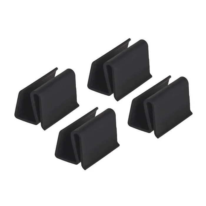 M-D Building Products Black Vinyl Retainer Clip For 7/16 4 pk (Pack of 10)