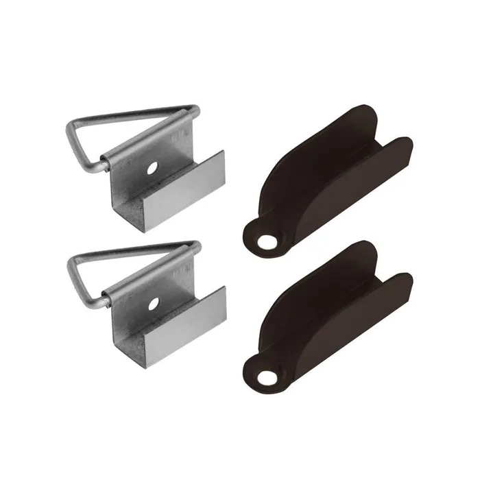 M-D Building Products Aluminum 3/8 in. W X 1-1/2 in. L Screen Top Hanger 1 pk (Pack of 10)