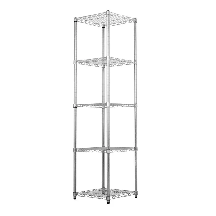 MonsterRax 72 in. H X 18 in. W X 18 in. D Steel 5-Tier Shelving Unit