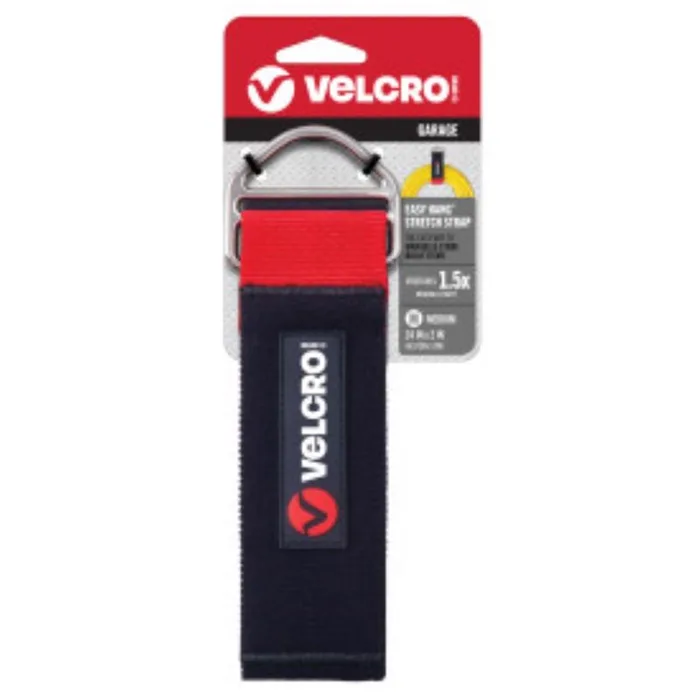 VELCRO Brand Easy Hang Stretch 24 in. L Nylon/Steel/Hook and Loop Enclosure Medium Storage Strap 1 p (Pack of 6)