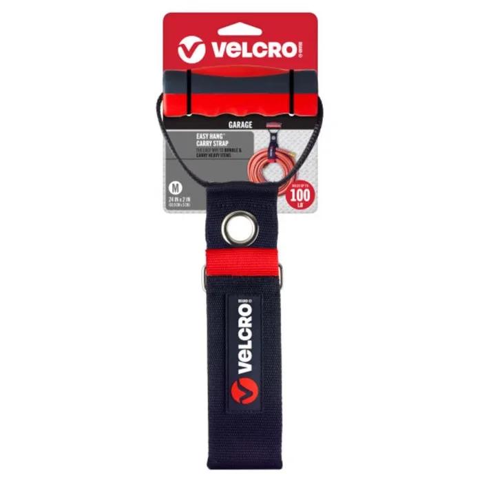 VELCRO Brand Easy Hang 24 in. L Nylon/Steel/Hook and Loop Enclosure Medium Storage Strap 100 lb. cap (Pack of 6)
