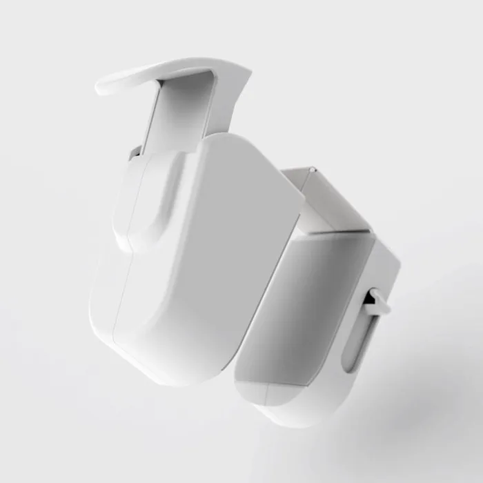 SnapPower HugLock White ABS/TPR Door Lock (Pack of 4)