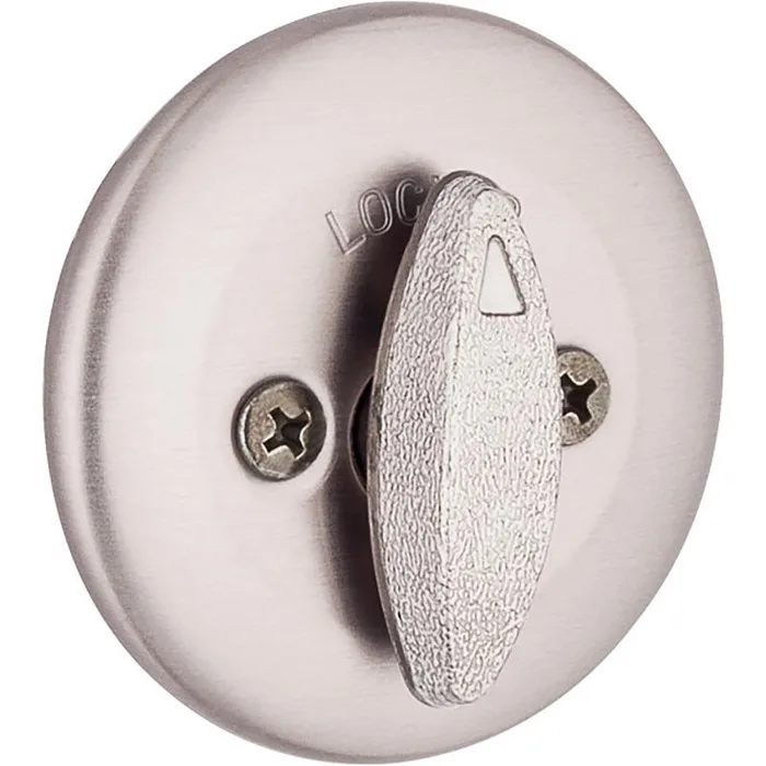 Kwikset Henley Satin Nickel Metal Single Sided Deadbolt