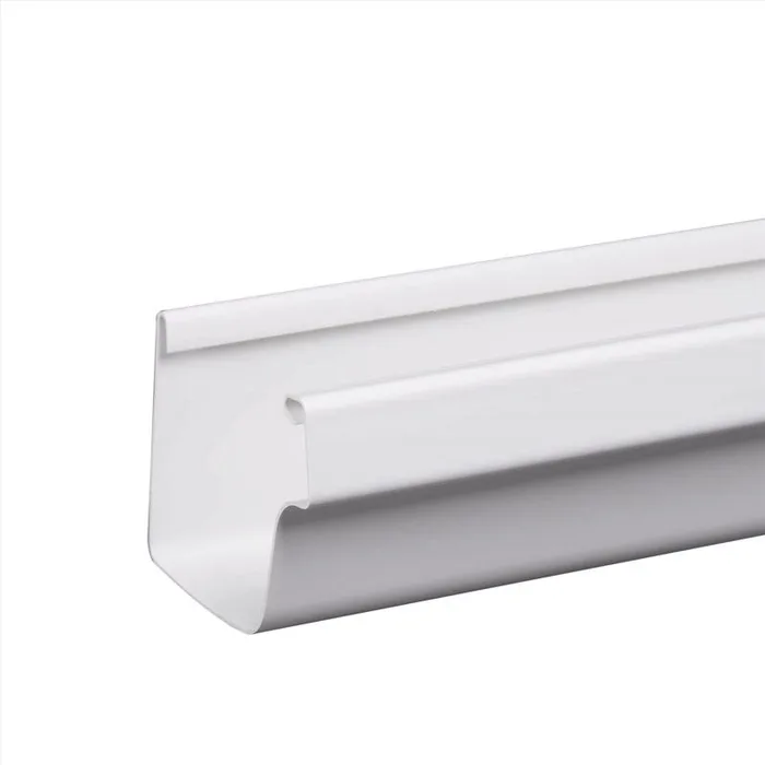 Amerimax 3.38 in. H X 4.4 in. W X 48 in. L White Vinyl K Gutter (Pack of 8)