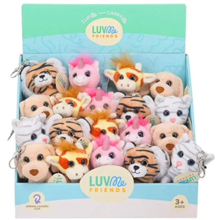 LuvMe Friends Foam/Metal Assorted Keychain (Pack of 40)