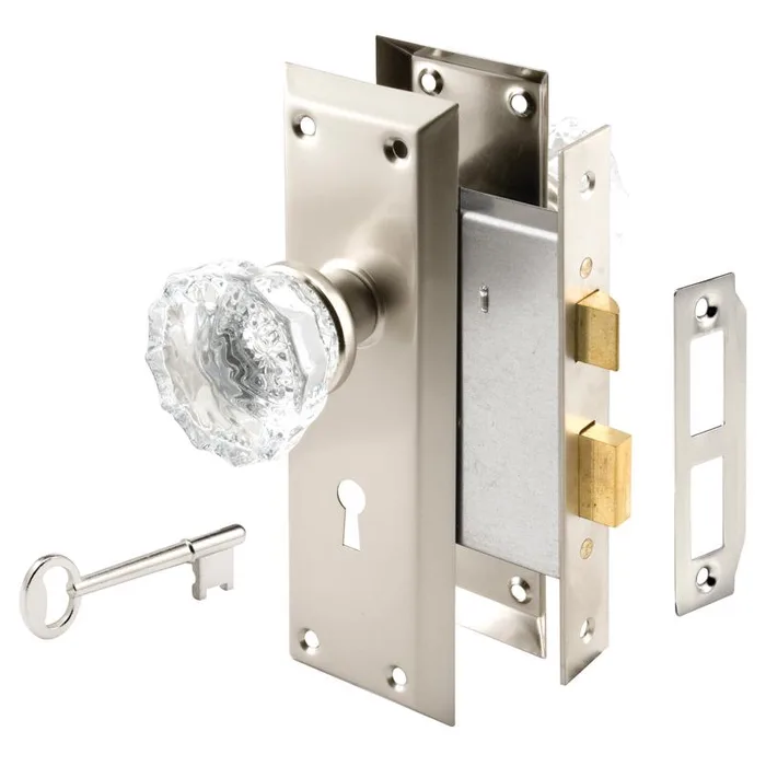 Prime-Line Deadbolt and Passage Door Knob 1.75 in.