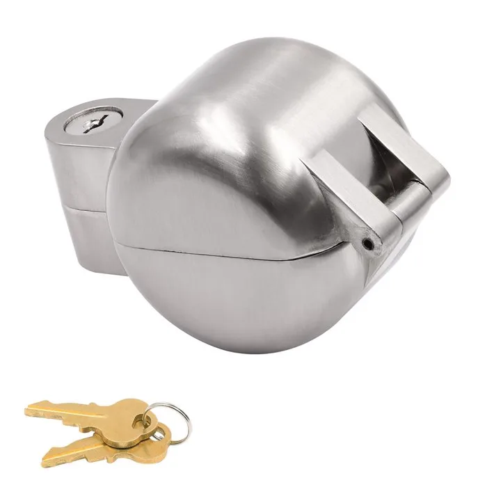 Prime-Line Silver Steel Doorknob Lockout 1 pk