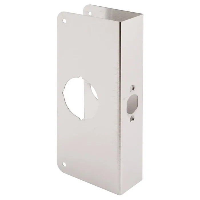 Prime-Line 9 in. H X 3.88 in. L Stainless Steel Door Reinforcer