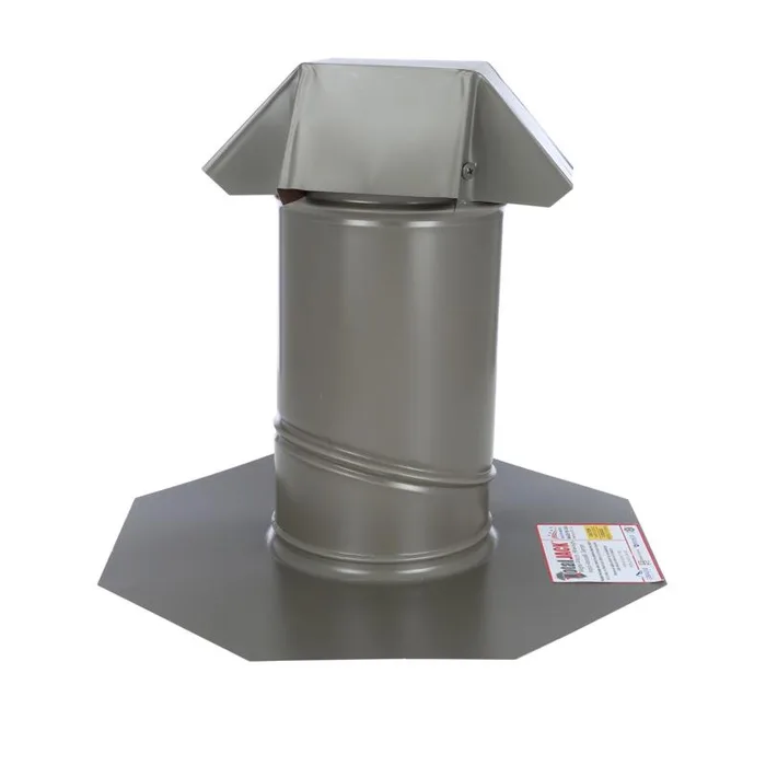 Air Vent Total Jack 15 in. W X 15 in. L Galvanized Steel Roof Flashing Weathered Wood
