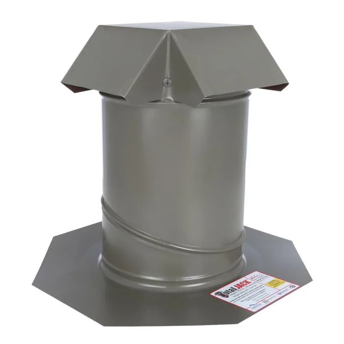 Air Vent Total Jack 15 in. W X 15 in. L Galvanized Steel Roof Flashing Weathered Wood