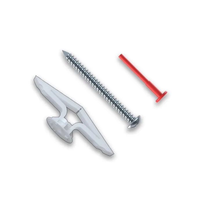 Toggler 7/8 in. D X 1-7/8 in. L Plastic Flat Head Drywall Anchors 20 pc