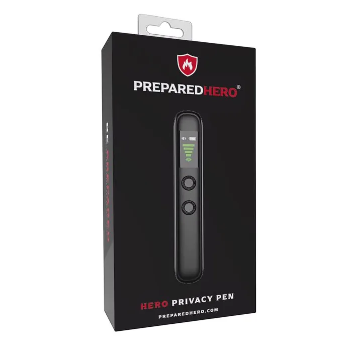 Prepared Hero Black Plastic Security Sensor