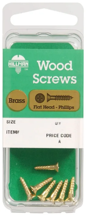 HILLMAN No. 10 X 1-1/2 in. L Phillips Coarse Wood Screws 1 pk (Pack of 10)