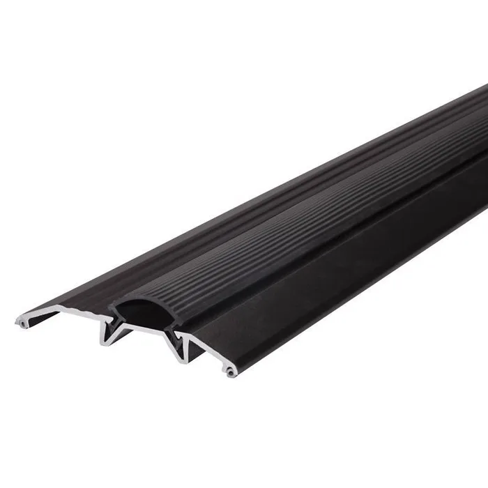 M-D Building Products 0.75 in. H X 3.75 in. W X 36 in. L Aluminum/Vinyl Deluxe Low Threshold Bronze