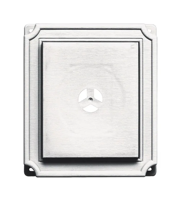 Builders Edge 7 in. H X 9 in. W X 17 in. L Prefinished White Copolymer Mounting Block