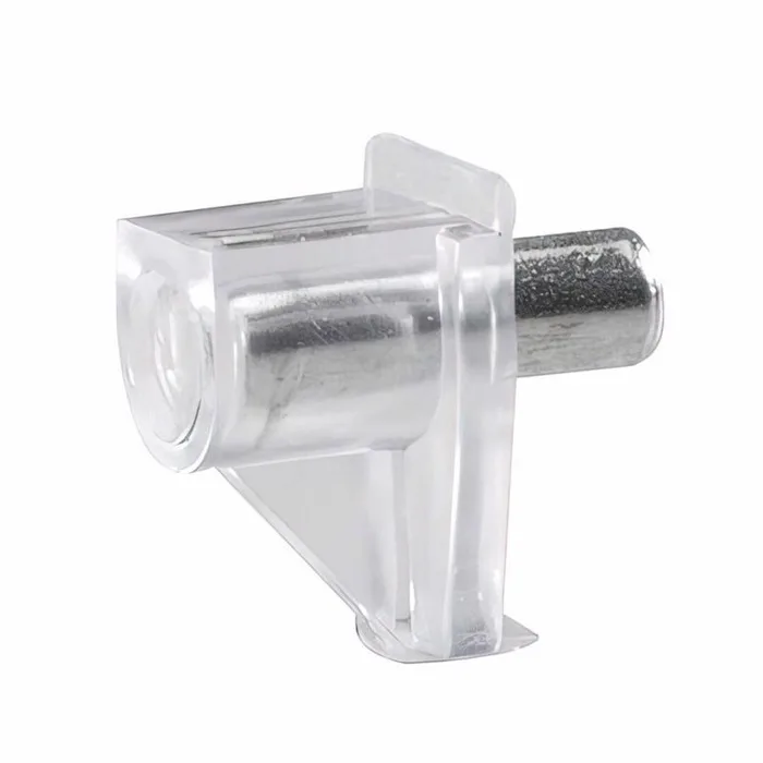 Richelieu Clear Plastic/Steel Shelf Support Peg 5 Ga. 0.8 in. L 10 lb