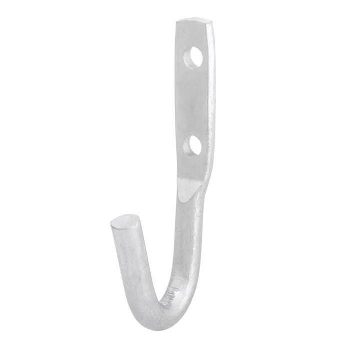 Hampton Small Zinc-Plated Silver Steel 3.75 in. L Rope Binding Hook 300 lb 1 pk (Pack of 10)