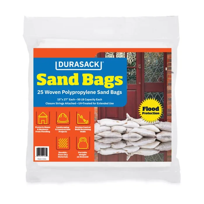 DuraSack White Sand & Utility Bags 25 bag (Pack of 10)