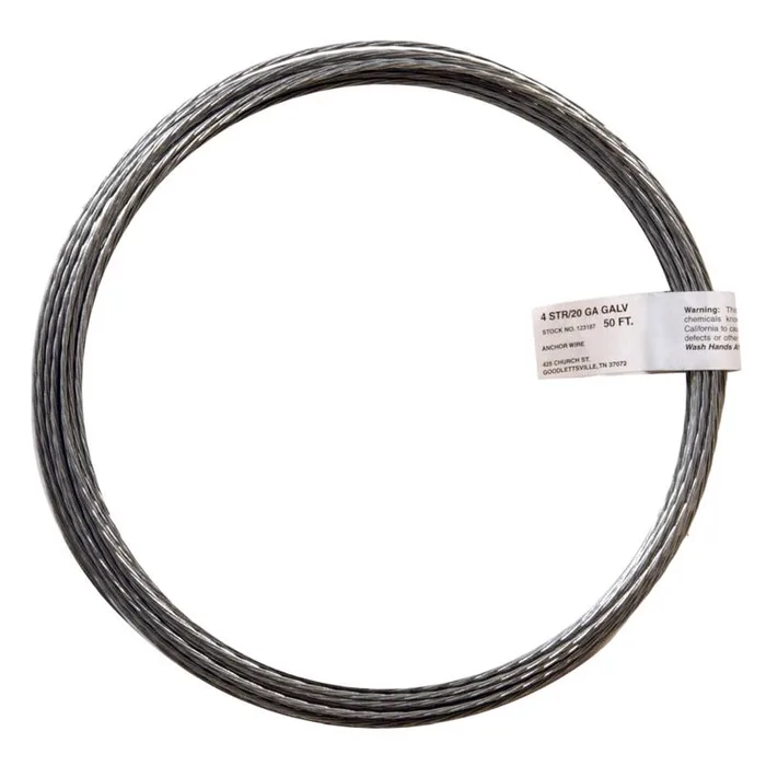 HILLMAN 50 ft. L Galvanized Steel 20 Ga. Wire (Pack of 20)