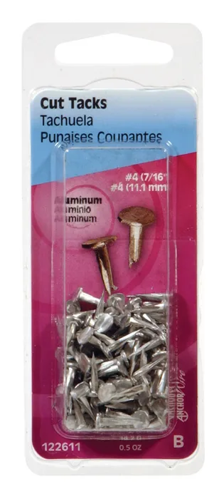 HILLMAN No. 6 X 1/2 in. L Silver Copper Cut Tacks 0.5 pk (Pack of 6)