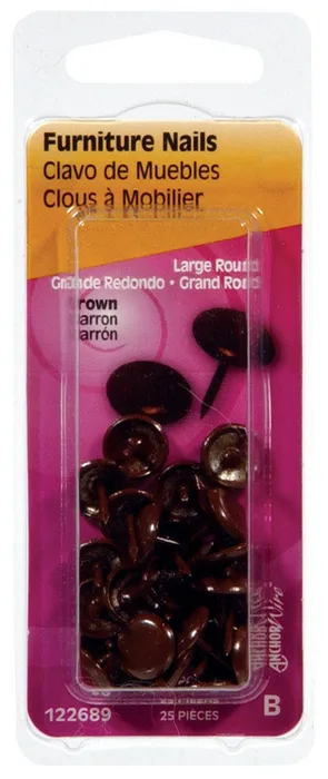 HILLMAN Anchor Wire 1/2 in. Furniture Steel Nail Round Head (Pack of 6)