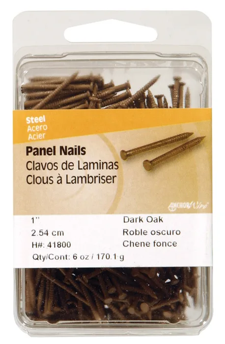 HILLMAN Anchor Wire 1 in. Panel Steel Nail Flat Head 6 oz (Pack of 5)