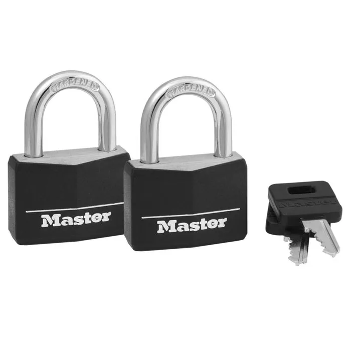 Master Lock 1-7/8 in. H X 1-9/16 in. W Vinyl 4-Pin Cylinder Covered Padlock