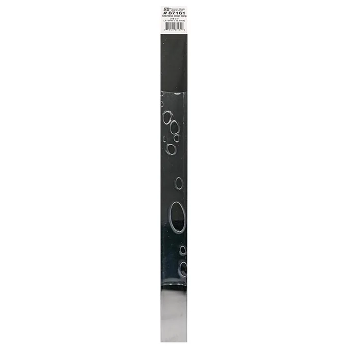 K&S 12 in. L X 1 in. W Stainless Steel Strip