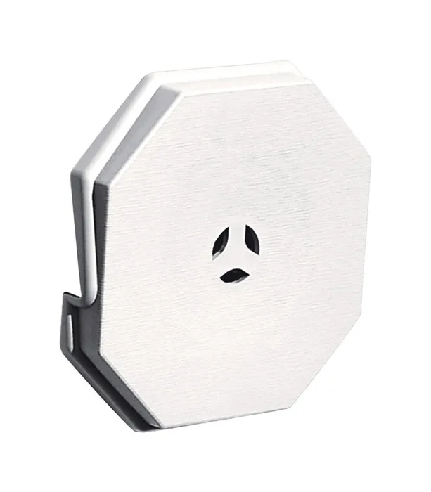 Builders Edge 6-3/4 in. H X 6.75 in. W X 7/8 in. L Prefinished White Copolymer Mounting Block (Pack of 10)