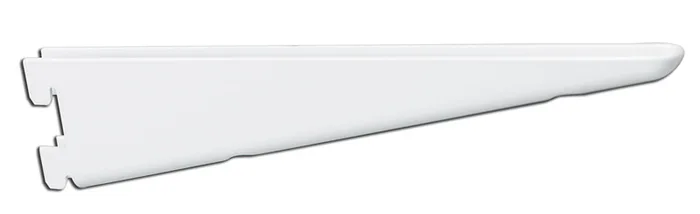 Knape & Vogt White Steel Bracket 16 Ga. 7 in. L 360 lb (Pack of 10)