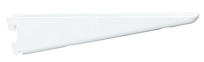 Knape & Vogt White Steel Bracket 16 Ga. 12-1/2 in. L 225 lb (Pack of 10)