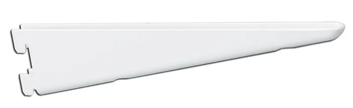 Knape & Vogt White Steel Bracket 16 Ga. 14-1/2 in. L 450 lb (Pack of 10)