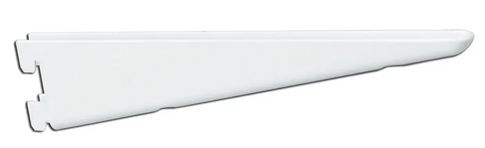 Knape & Vogt White Steel Bracket 16 Ga. 18-1/2 in. L 225 lb (Pack of 10)