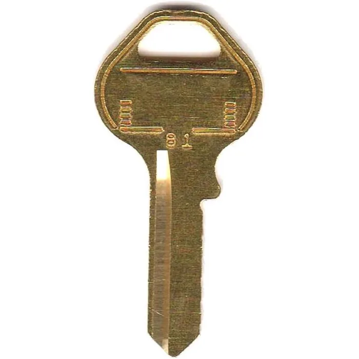 Master Lock Pro Series House/Office Key Blank Single For Master Lock Silver