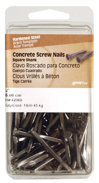 HILLMAN 1 in. Concrete Steel Nail Flat Head 1 lb (Pack of 3)