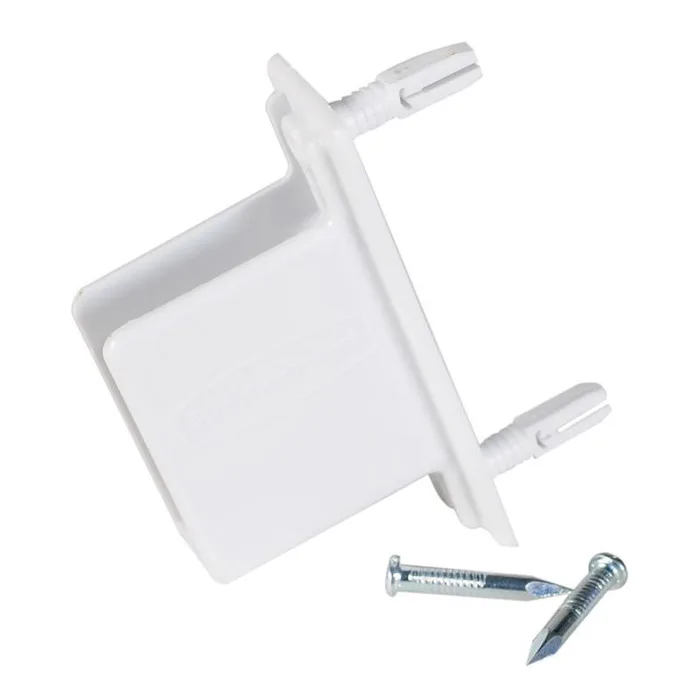 Rubbermaid 4.5 in. H X 1.5 in. W X 0.5 in. L Metal Sidewall Bracket