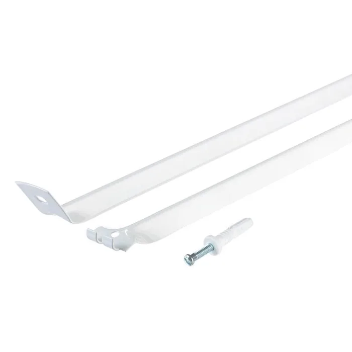 Rubbermaid 1.1 in. H X 12 in. W X 16 in. L Aluminum Support Brace/ Wall Anchor W/Drive Pin
