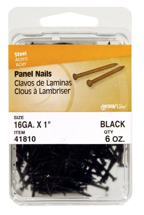 HILLMAN 1-5/8 in. Panel Steel Nail Flat Head (Pack of 5)