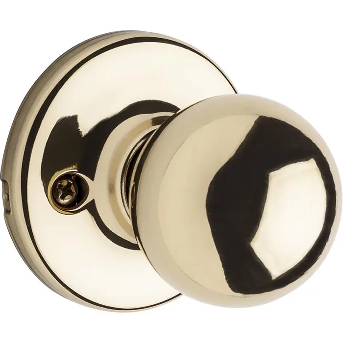 Kwikset Polo Polished Brass Dummy Knob