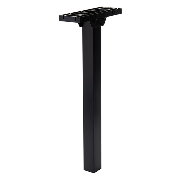Architectural Mailboxes Patriot 46.9 in. Powder Coated Black Plastic Mailbox Post