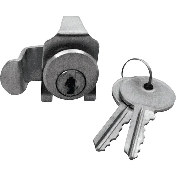 Prime-Line Brushed Nickel Steel Counter Clockwise Mailbox Lock For Auth Electric 2