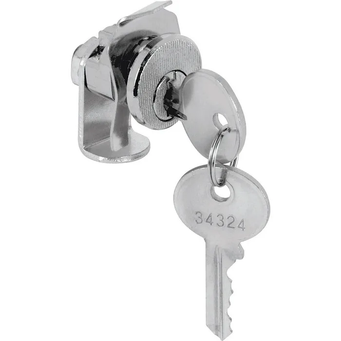 Prime-Line Brushed Nickel Steel Clockwise Mailbox Lock For Dura-Steel 2