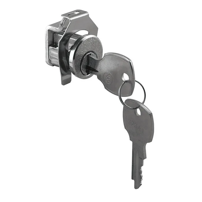 Prime-Line Brushed Nickel Steel Clockwise Mailbox Lock For Florence 2